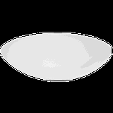Блюдо «Александрия» овальное фарфор ,H=2,L=30,B=24см белый