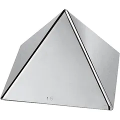 Confectionery mold “Pyramid”  stainless steel , H=12.5, L=15, B=15 cm  metal.