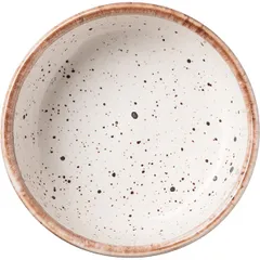 Салатник «Пунто Бьянка» фарфор 350мл D=12,H=5см белый,черный, изображение 2