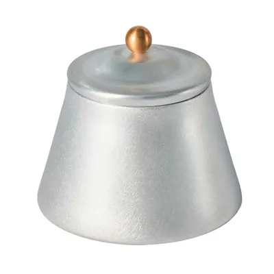 Сахарница «Арго» с крышкой алюмин. 250мл D=60,H=85мм серебрист., изображение 2