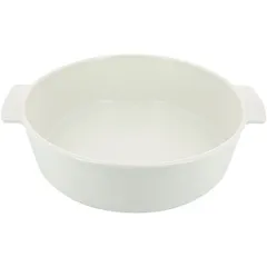 Baking pan without lid “Revolution” ceramics 3.6l D=28,H=8cm white