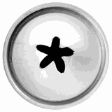 Насадка кондитерская «5-конечная звезда» сталь нерж. D=22/10,H=30мм металлич.