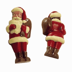 Mold for chocolate “Santa Claus”  polycarbonate , L=14, B=6cm