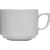 Чашка чайная «Эсс Класс» фарфор 150мл D=78,H=60,L=105мм белый