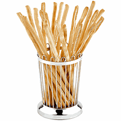 Корзина для хлеба для хлебных палочек сталь нерж. D=95,H=135мм