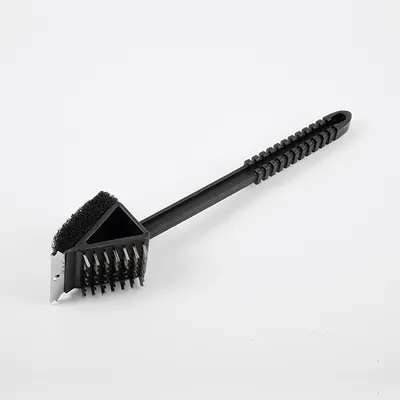 Щетка для гриля 3 в 1 сталь нерж.,полипроп. ,L=35см черный