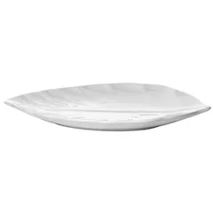 Dish “Kunstwerk” sheet  porcelain ,H=24,L=310,B=224mm white