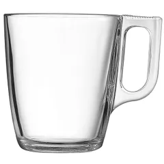 Mug “Volyuto” glass 250ml D=104,H=91mm clear.