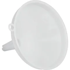 Funnel plastic D=18,H=18,L=13cm white