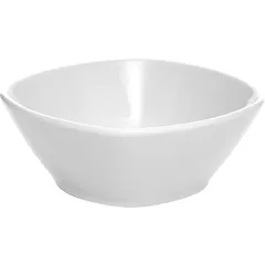 Square salad bowl  porcelain  150 ml , H=4, L=10, B=10 cm  white