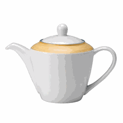 Teapot “Rio Yellow”  porcelain  310 ml  white, yellow.