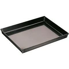 Baking tray for Roman pizza blue steel ,H=25,L=600,B=400mm black