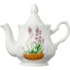 Teapot “Romance” porcelain 0.8l white