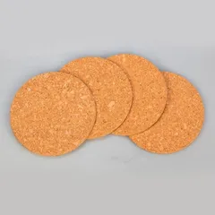 Подставка круглая d 15,2 см, h 1 см, пробковая, 4 шт/уп, P.L. Proff Cuisine