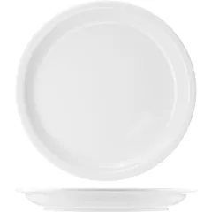 Plate “America” small  porcelain  D=230, H=25mm  white