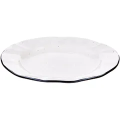 Тарелка «Пастораль» мелкая фарфор D=270,H=25мм серый, изображение 2