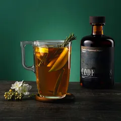 Кордиал «Тимьян / Лимонный Мирт / Груша» C.O.D.E стекло 0,5л D=7,H=18см, Состояние товара: Новый, Вкус: Груша, изображение 3