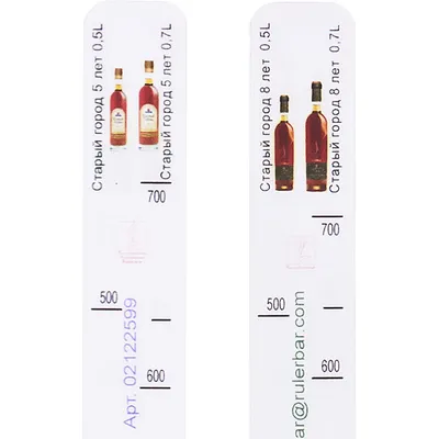 Линейка барная «Старый Город 5*», «Старый Город 8*» 0.5, 0.7л, изображение 2