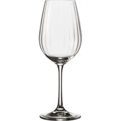 Wine glass “Optic” glass 350ml D=84,H=223mm clear.