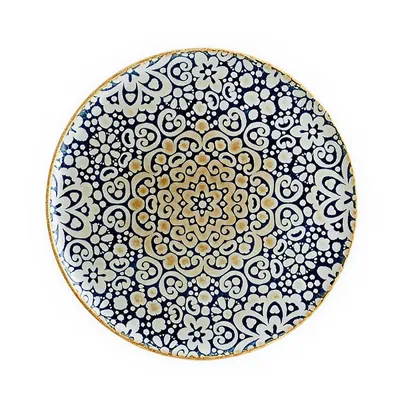 Блюдо для пиццы «Альхамбра» фарфор D=32см белый,синий