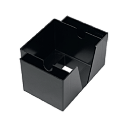 Bar stand “Probar” (3 compartments)  abs plastic , H=13, L=19, B=14cm  black