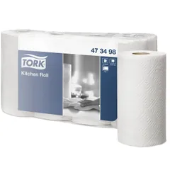 Полотенца бумажные Tork  для кухни в рулоне, 2сл, 21х23см, дл.20,43м, 90лист/рул 4рул/спайке 5сп/кор