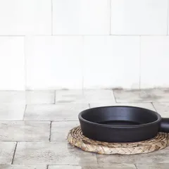 Форма для запекания «Серфис» с ручкой керамика 450мл D=16,H=5см черный, изображение 2