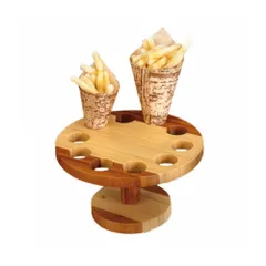 Подставка для 10 конусов, d=18*9 см,бамбук