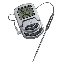 Thermometer with signal 0C+300C plastic ,H=125,L=270,B=75mm gray