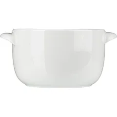 Горшок для запекания «Белая» Классический без крышки фарфор 0,5л D=145/115,H=73мм белый, изображение 2