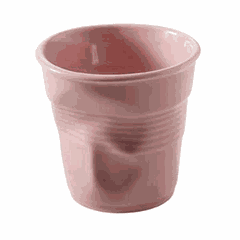 Стакан для горячих напитков «Фруассэ» фарфор 80мл D=65,H=60мм розов.