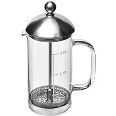 Френч-пресс на 3 чашки стекло 350мл D=75,H=170,L=115мм, изображение 2