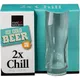 Бокал для пива «Chill»[2шт] стекло 400мл