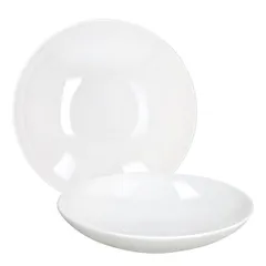 Тарелка глубокая «Силк» фарфор D=240,H=55мм белый