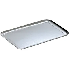 Tray[25pcs] cardboard ,L=28,B=19cm silver.