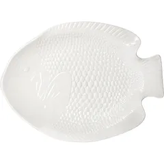 Блюдо «Кунстверк» рыба фарфор ,H=3,L=31,B=23см белый