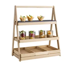 Этажерка «Вало» 3 яруса дуб ,H=64,L=55,5,B=32,5см бежев., изображение 2