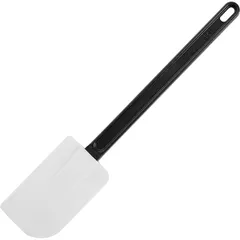 Лопатка кухонная (до 260 С) «Эльвео» силикон,пластик ,L=350/120,B=75мм белый,черный