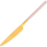 Нож столовый «Дистрикт Пинк Голд Мэтт» сталь нерж. ,L=225,B=18мм золотой,розов.