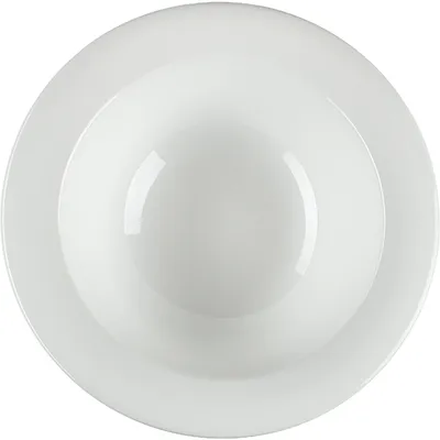 Тарелка глубокая «Белая» Эстет фарфор D=22,H=6см белый, изображение 2