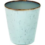 Стакан для горячих напитков керамика 310мл D=85,H=95мм голуб.,серый
