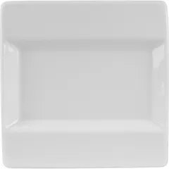 Dish “Frame” square  porcelain , L=15.3, B=15.3 cm  white