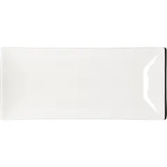 Блюдо для суши «Кунстверк» фарфор ,H=17,L=270,B=115мм белый, изображение 2