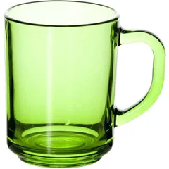 Mug “Enjoy” glass 250ml green.