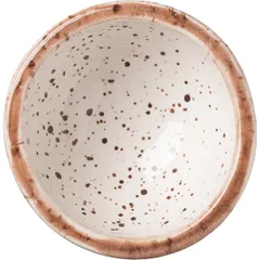 Салатник «Пунто Бьянка» фарфор 150мл D=9,H=5см белый,черный, изображение 2