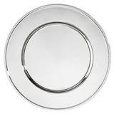 Блюдо сервировочное «Элит» для презентаций круглое сталь нерж. D=33/20,5см серебрист.