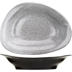 Dish “Milky Way”  porcelain , L=31, B=23 cm  black, white