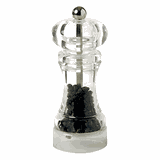 Мельница для перца акрил,пластик D=55,H=140мм прозр.