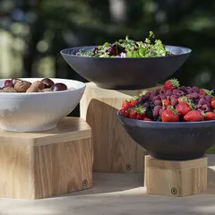 Салатник «Арборесценс» керамика 350мл D=140,H=55мм черный,серый, изображение 4