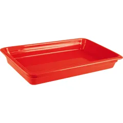 Gastronorm container (1/1) induction  porcelain ,H=65,L=530,B=325mm red